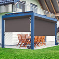 Outdoor Roller Shade for Patio with Aluminum Valance - 95% UV Blockout