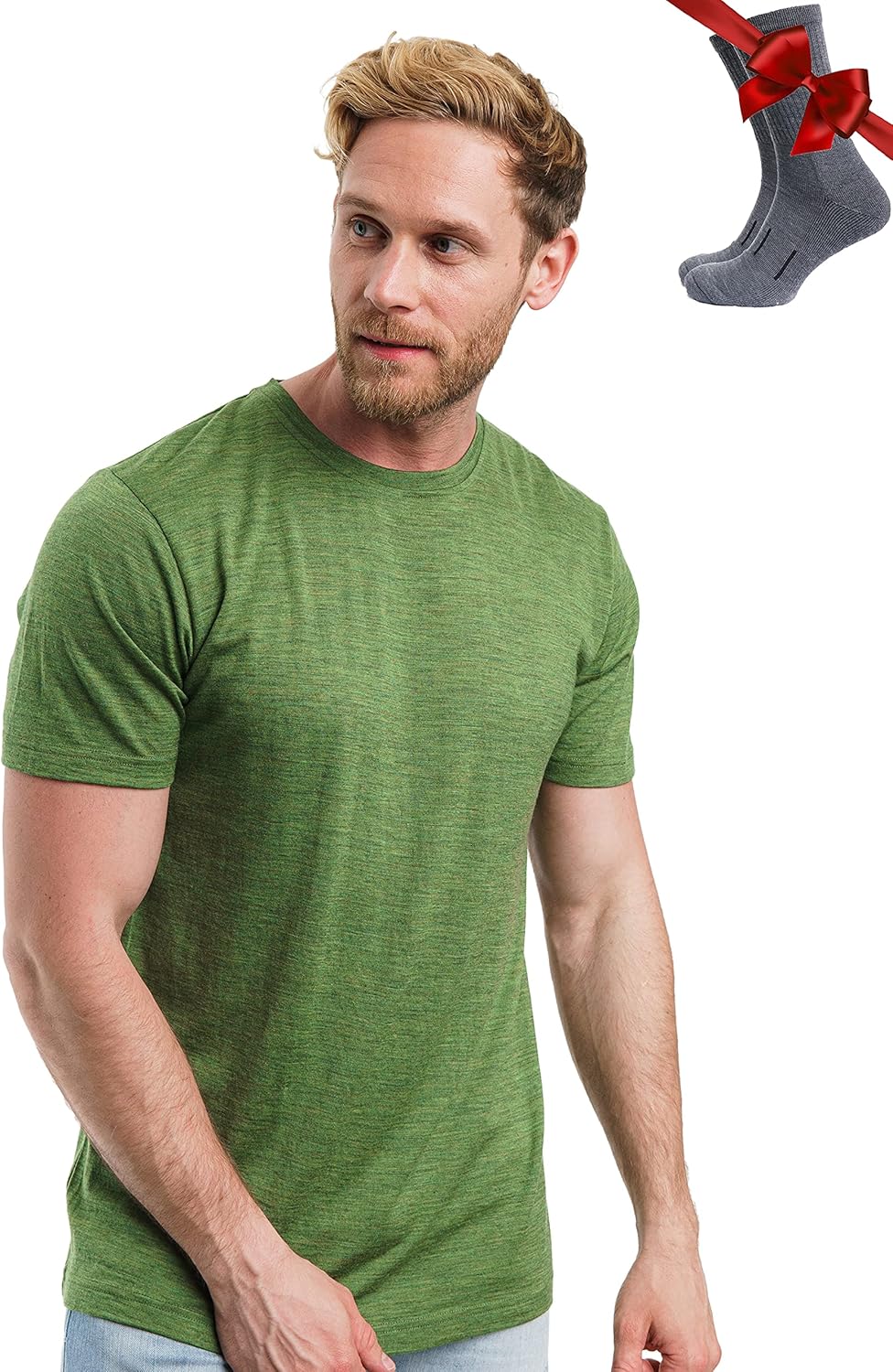 Merino Wool T-Shirt Mens for All-Season Comfort and Style