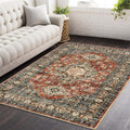 Lahome Oriental Area Rug 3x5 Washable Soft Non Slip Mat
