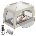 Inflatable Toddler Travel Bed with Tent - Lightweight 6 lb Packable