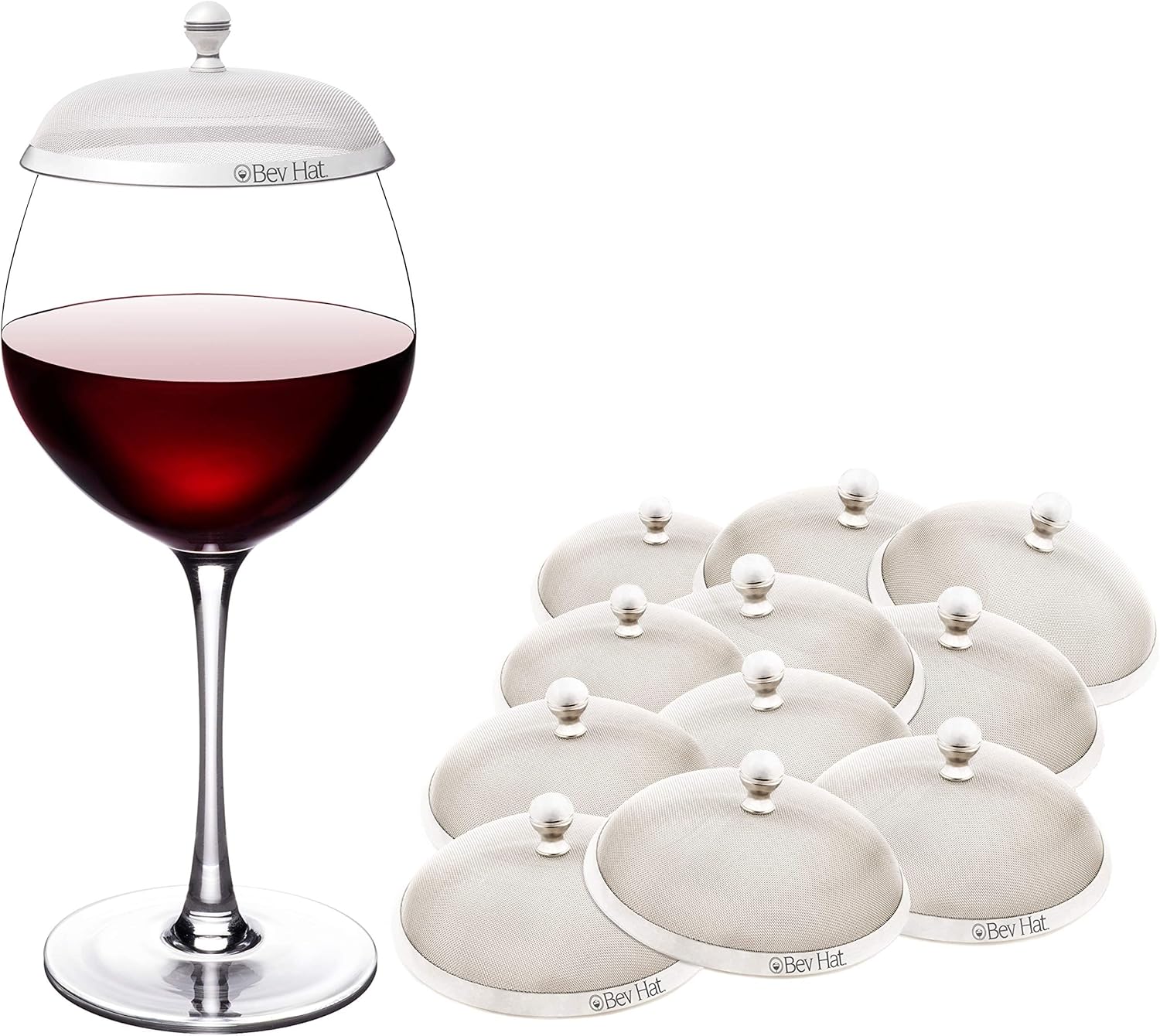 BevHat Stainless Steel Drink Covers for Outdoor Protection
