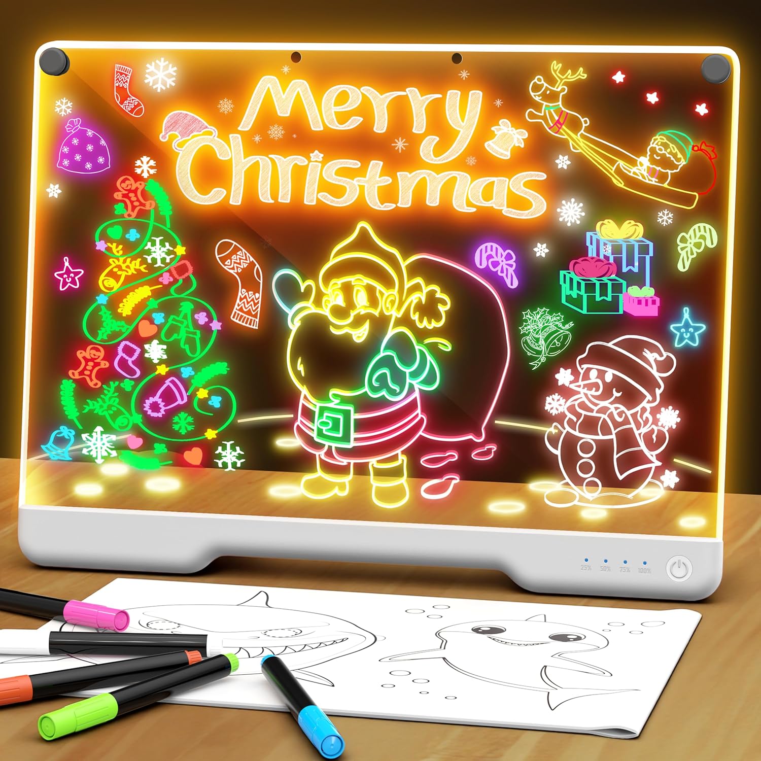Portable LED Note Board with Colors for Creative Fun Anywhere