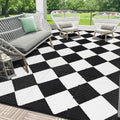9x12 Outdoor Rug Reversible Plastic Straw Mat - Waterproof Patio