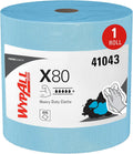 WypAll PowerClean X80 Cloths Heavy Duty Wipes - Jumbo 455 Sheets Roll