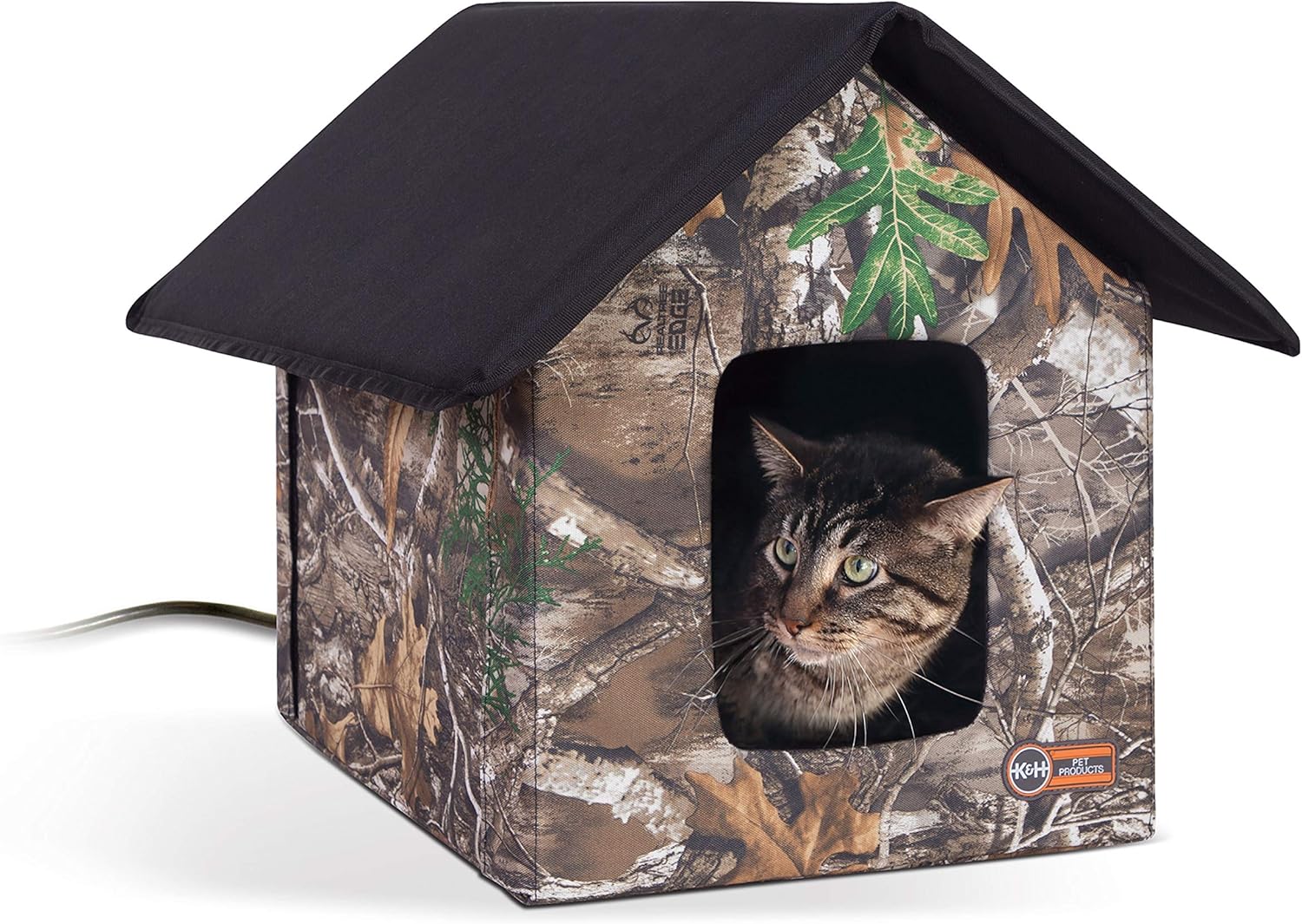 K&H Heated Outdoor Cat House for Winter Protection and Comfort