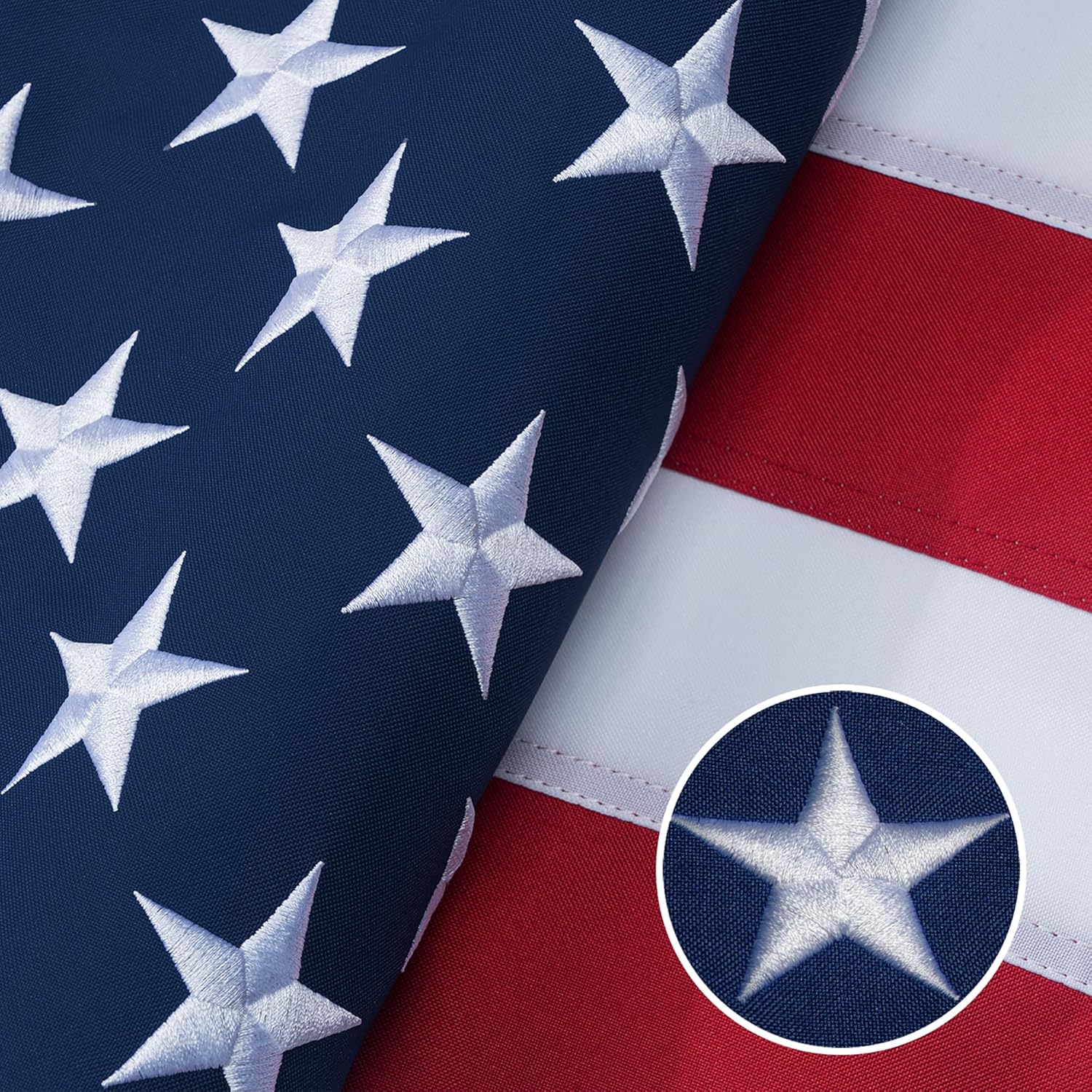 Indestructible 10x15 Ft American Flag for Outdoor Use