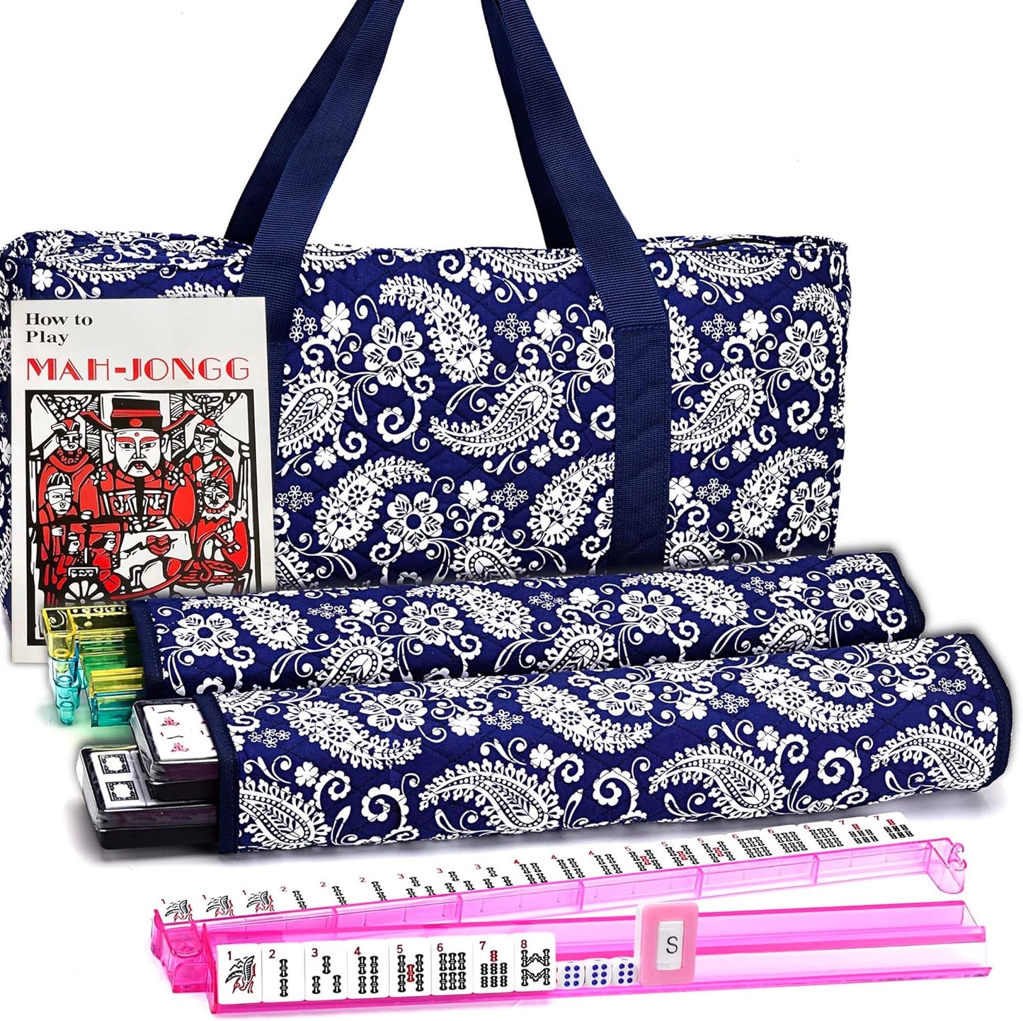 Mose Cafolo American Mahjong Set with Stylish Carrying Bag
