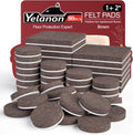 Premium Brown Felt Pads - Protects Hardwood Floors