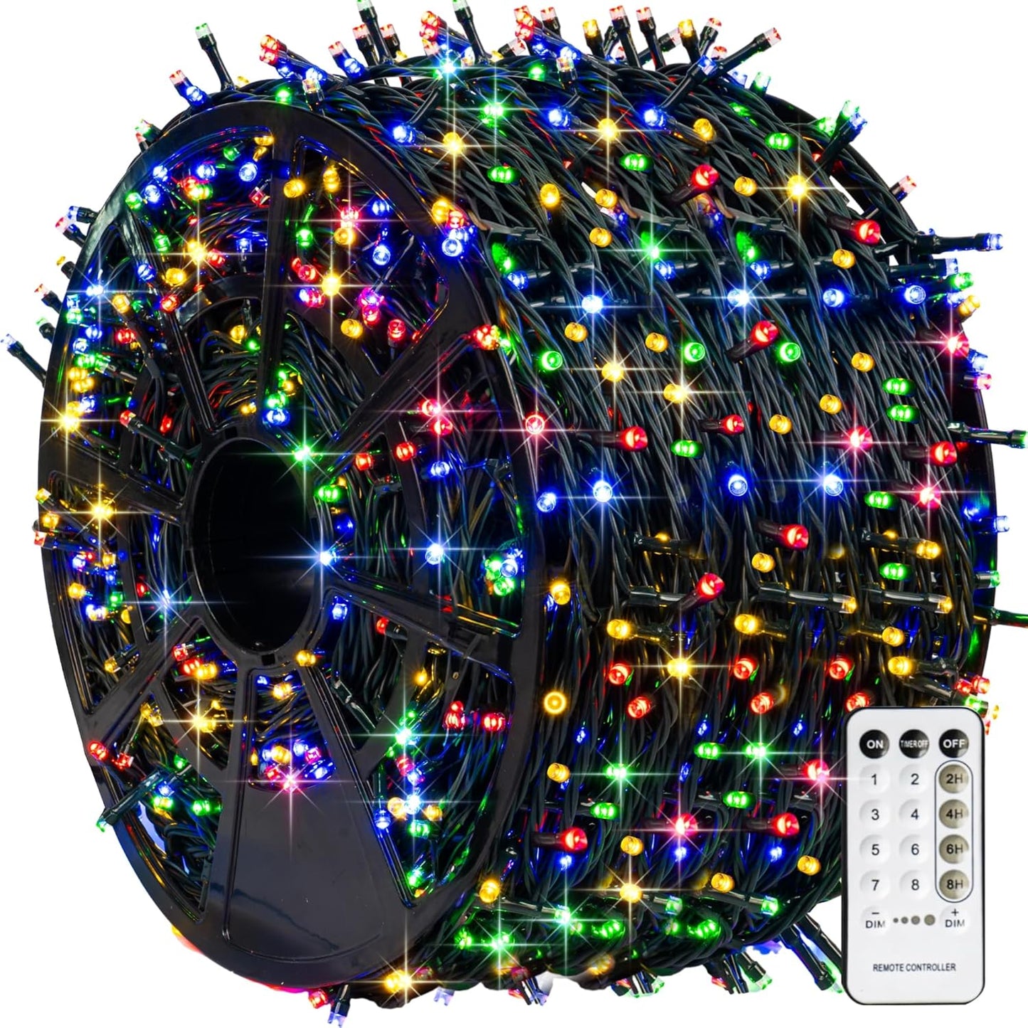 1000 LED Christmas Lights for Indoor and Outdoor Decor