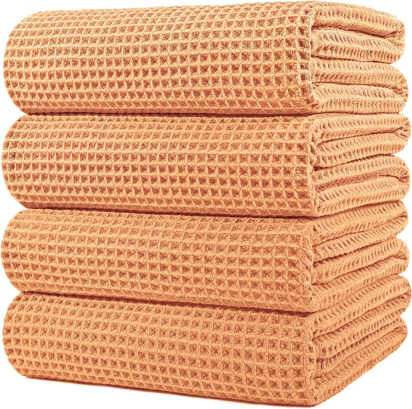 POLYTE Microfiber Oversize Quick Dry Lint Free Bath Towel Set