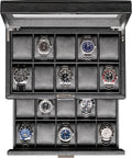 Premium 20 Slot Watch Box - Luxe Leather Display