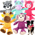Indestructible Dog Squeaky Toys 5-Pack for Mighty Chewers