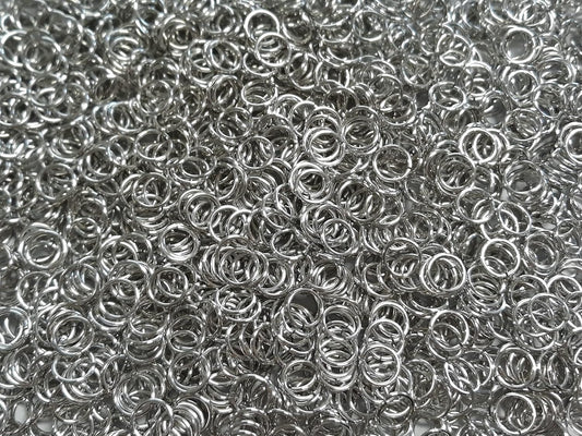 1 Pound Bright Aluminum Chainmail Jump Rings for Jewelry Making