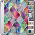 DuraSafe Case for iPad 9.7 in 2017 2018 - Diamond Grid Slim Stand