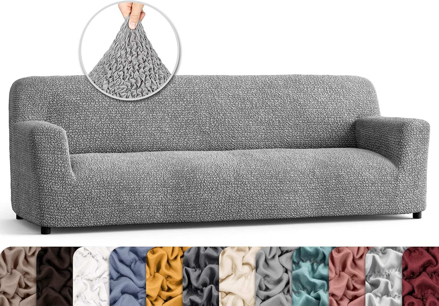 Stylish Stretch Couch Cover for Pets - PAULATO Sofa Slipcover