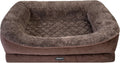 Beautyrest Ultra Plush Cuddler Dog Bed (Large) - Supportive Memory