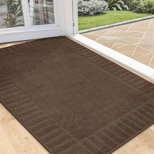 BEQHAUSE Non-Slip Front Doormat for Low-Profile Entryways