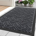 OLANLY Indoor Outdoor Mat 48in x 32in - Sturdy Non Slip Doormat