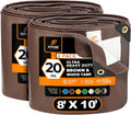 Xpose Safety 8ft x 10ft Ultra Heavy Duty Tarp for All Weather Use