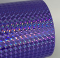 Violet Holographic Prism Sign Vinyl Roll 24 in x 10 ft - Mosaic
