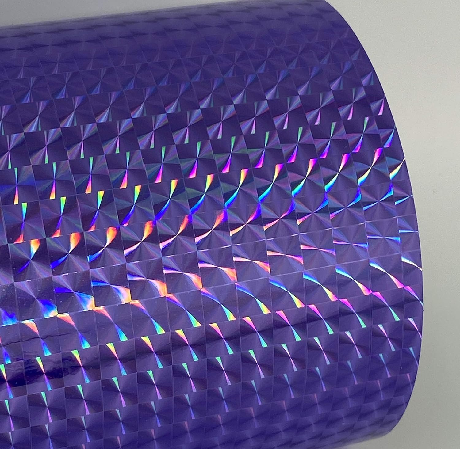 Roll of Prism Sign Vinyl, Holographic Mosaic for Crafting