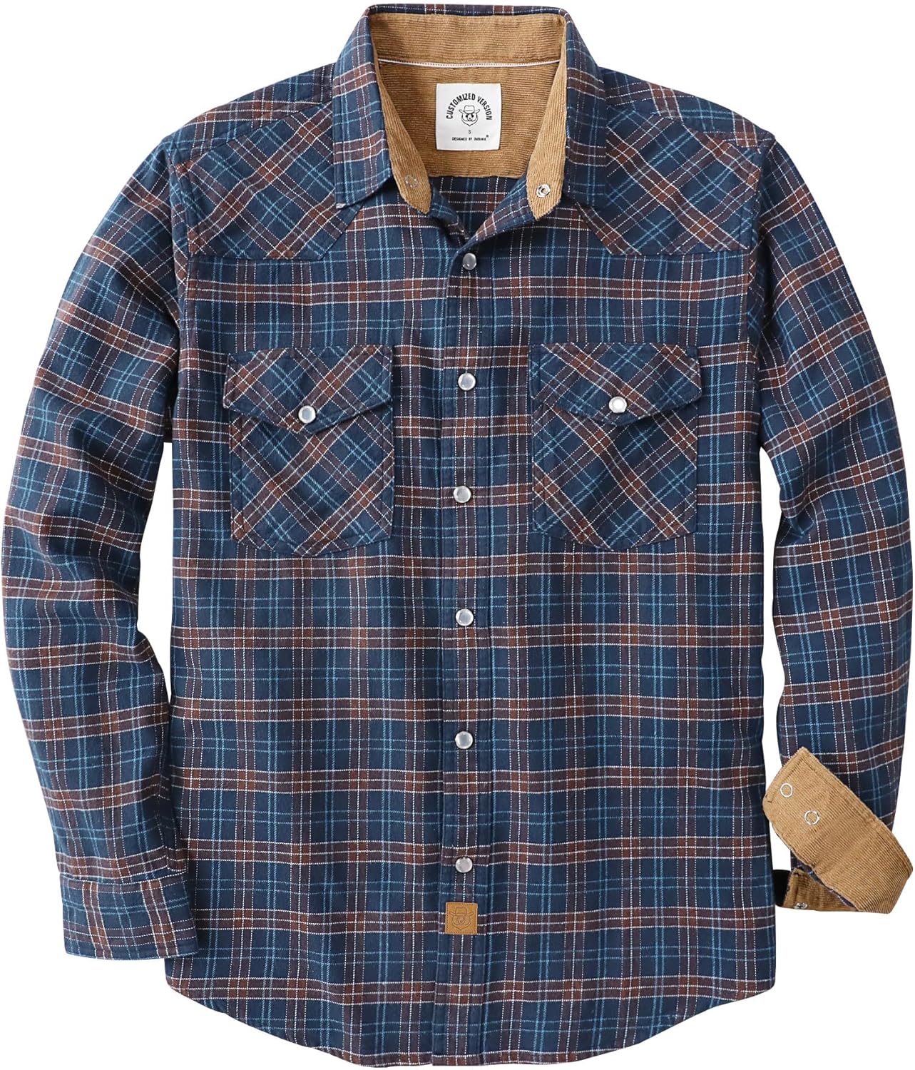 Dubinik Flannel Shirt for Men - Cozy Vintage Cowboy Style