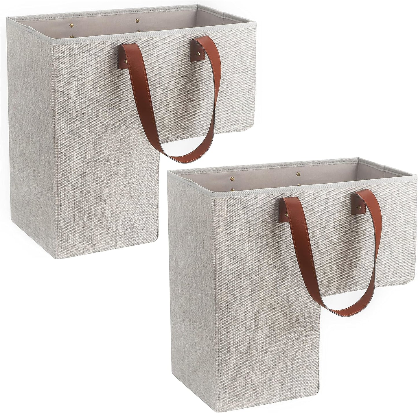 Stair Baskets for Carpeted and Wooden Stairs - Natural Beige