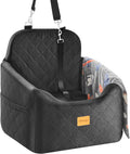 Dog Car Seat for Small Dogs with Washable Mat and Safety Leash