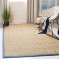 SAFAVIEH Area Rug 6 ft Square - Natural Fiber Seagrass Basketweave