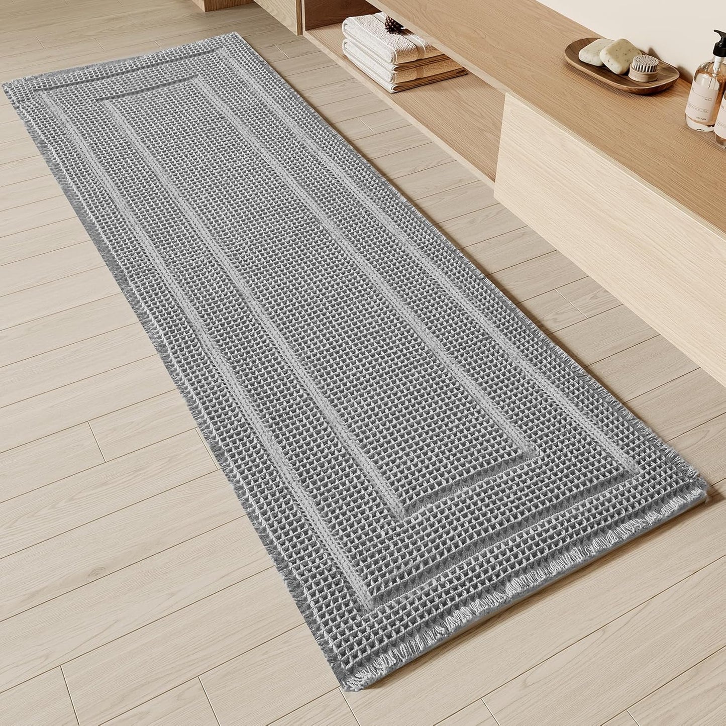 Super Absorbent Non Slip Bathroom Runner Rug for Any Space