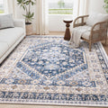 zesthome 6x9 Area Rug, Super Soft Washable Vintage Rug - Non-Slip
