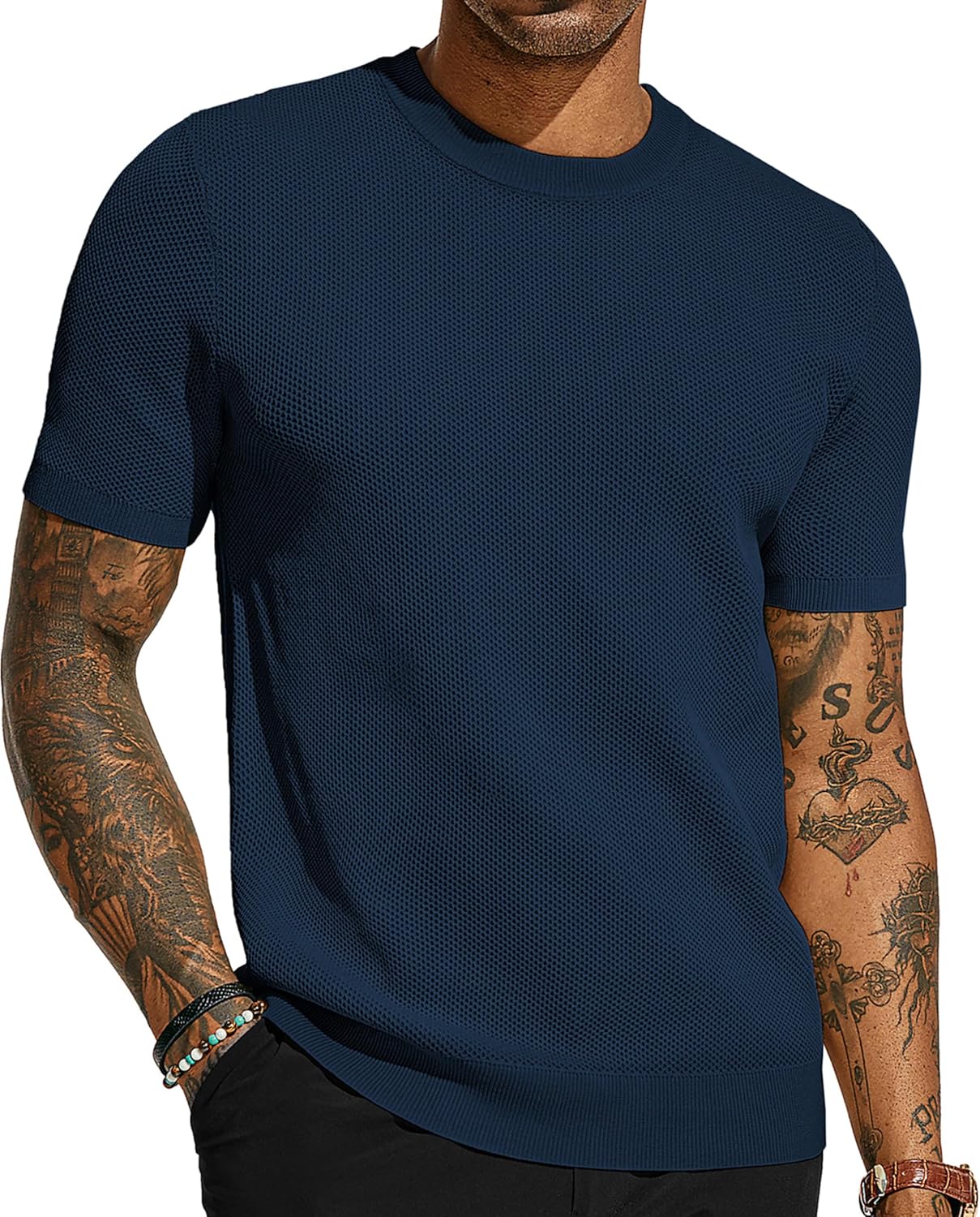 PJ PAUL JONES Men's Casual Knit Short Sleeve T-Shirts Review