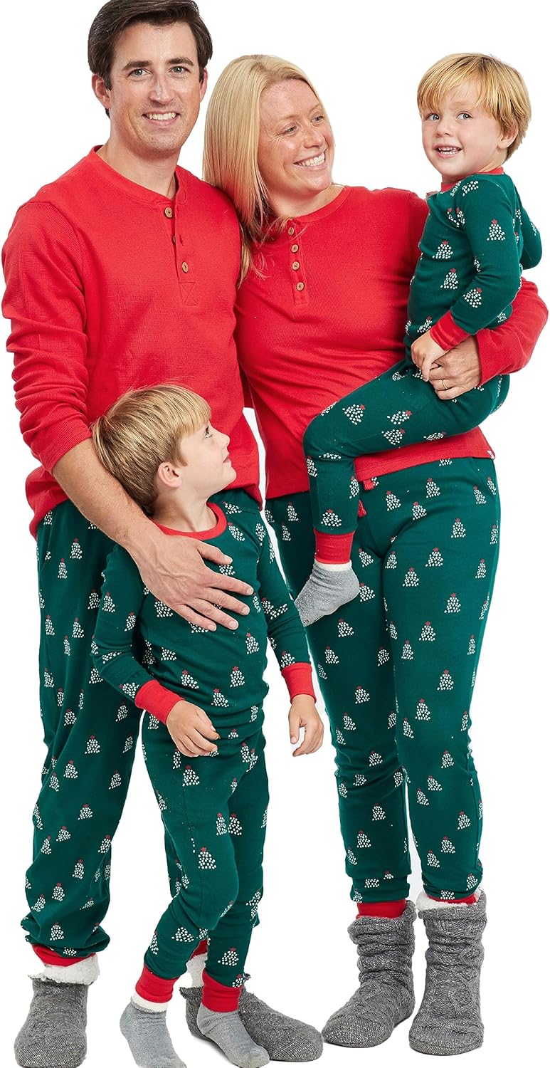 HonestBaby Family Matching Holiday Pajamas for Everyone