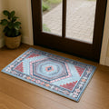 Easy Care Washable Area Rug for Living Room and Bedroom Spaces
