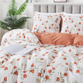 HoneiLife Fruits Duvet Cover King - 100% Cotton Botanical Set