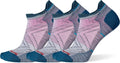 Womens Run Zero Cushion Low Ankle Socks 3-Pack - Lightweight Fit
