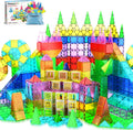 PicassoTiles 101 Piece Magnetic Tile Building Blocks Set - STEM Play