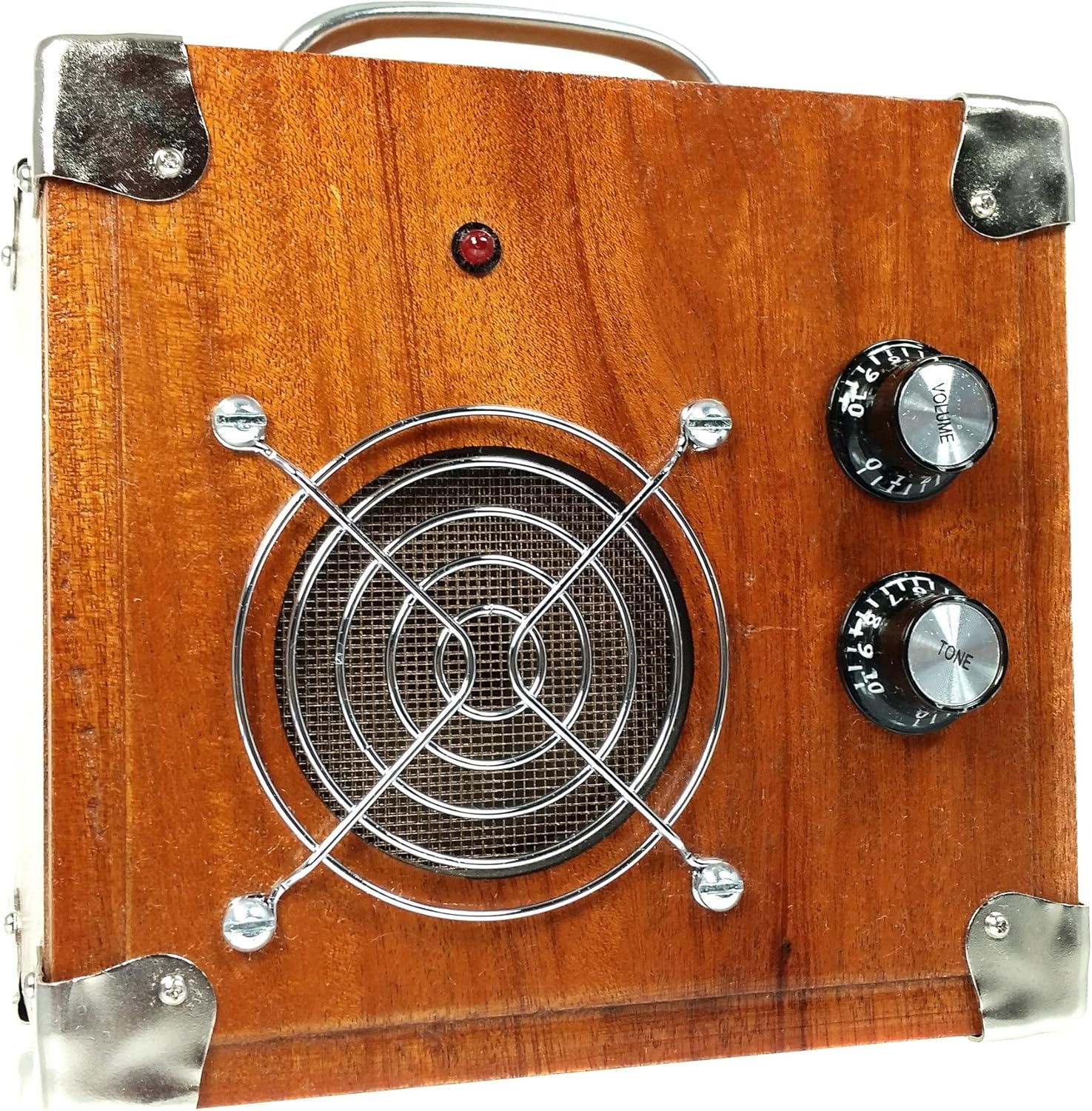 Beautiful 2.5-watt Solid Wood Cigar Box Guitar Amplifier Review