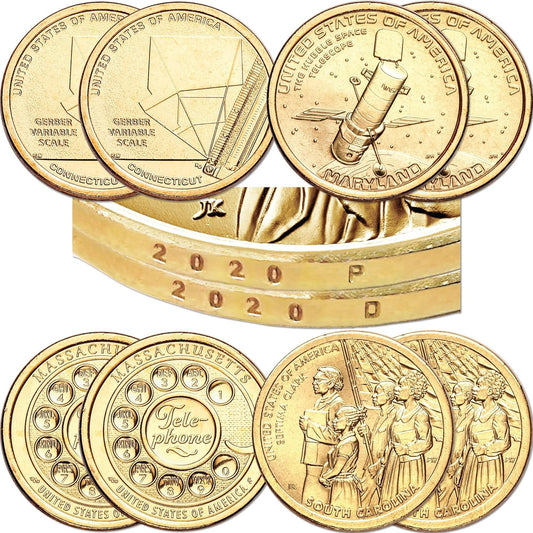 2020 P&D American Innovation Dollar 8-Coin Uncirculated Set Review