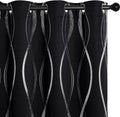 Blackout Curtain Panels 84 in Light Reducing Thermal Insulated