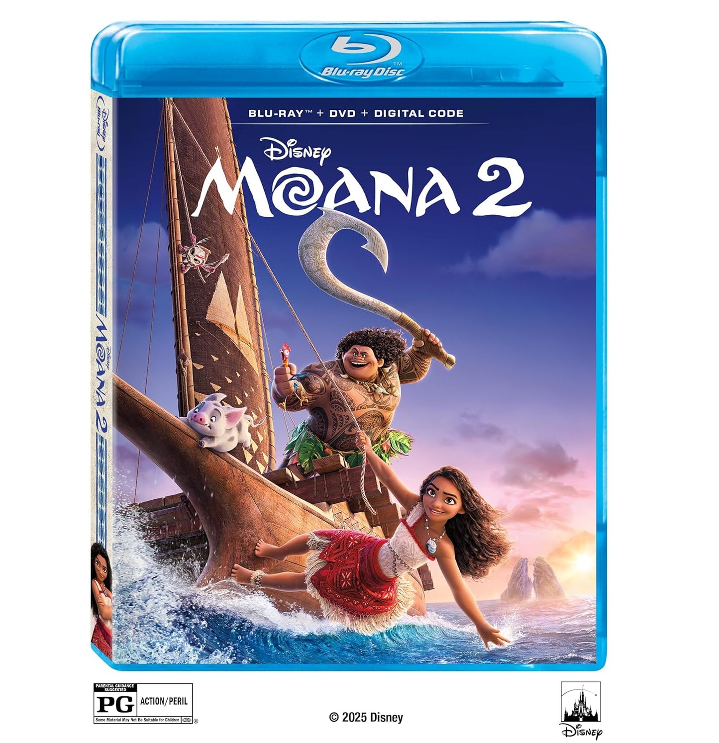 Moana 2 - BD/DVD Combo + Digital for Ultimate Family Fun