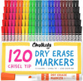 Chalkola Bulk Dry Erase Markers for Classroom (120 Pack) - Vibrant Low