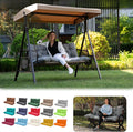 Porch Swing Cushions 3 Seat Replacement Pad with Backrest - Waterproof