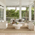 nuLOOM 8 ft Square Outdoor Area Rug - Durable, UV Resistant