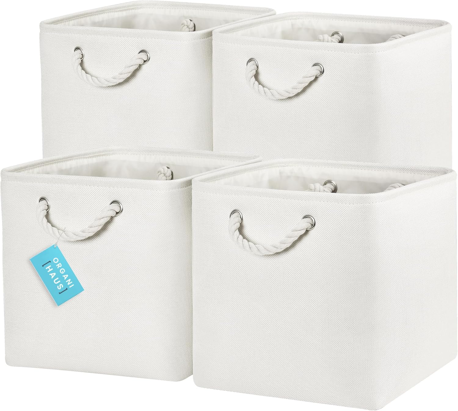 Multipurpose 12x12 Cube Storage Bins for Home Organization