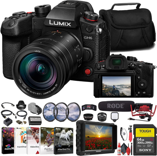 Panasonic Lumix GH6 Bundle: 4K Video Recording