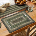 Pinecone Dining Placemats - Rustic 13x19 Rectangle Set of 6