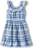 Gymboree Girls and Toddler Flutter Sleeve Dresses - Cute Nautical