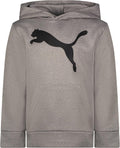 PUMA Boys' Logo Pullover Hoodie - 100% Polyester Comfort