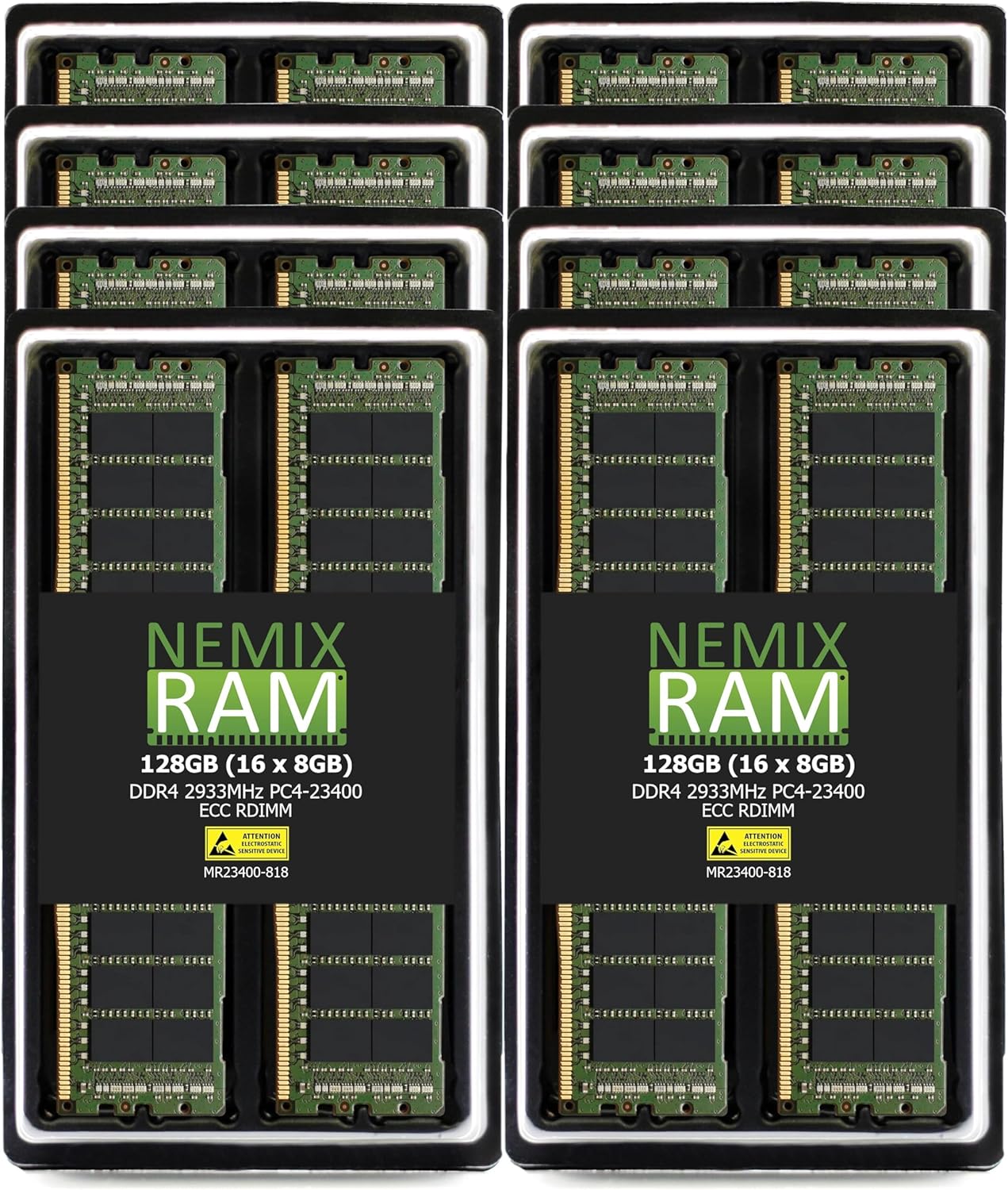 NEMIX RAM 128GB DDR4 2933MHZ ECC RDIMM Server Memory Kit